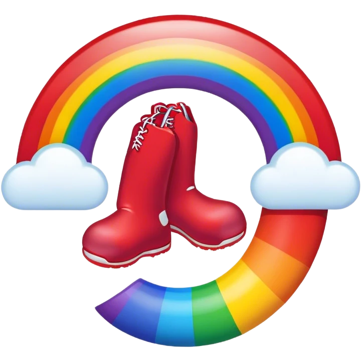 Red Sox rainbow emoji