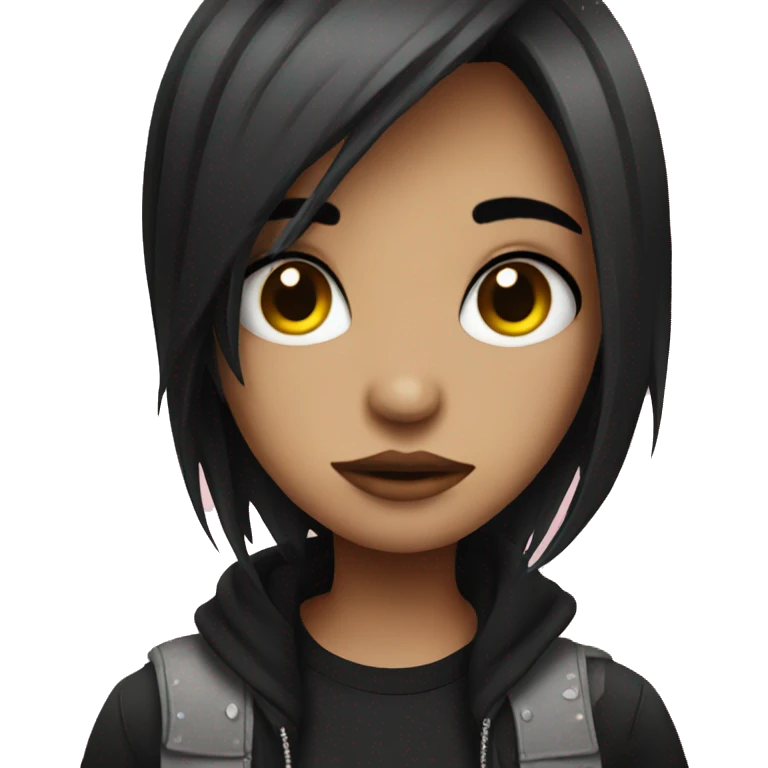 emo girl emoji