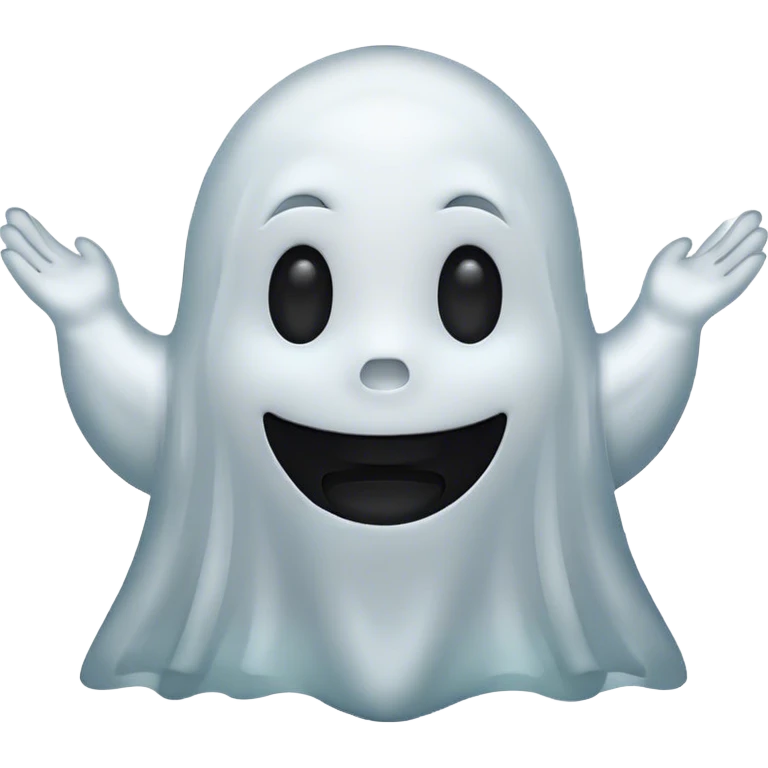 floating ghost emoji emoji