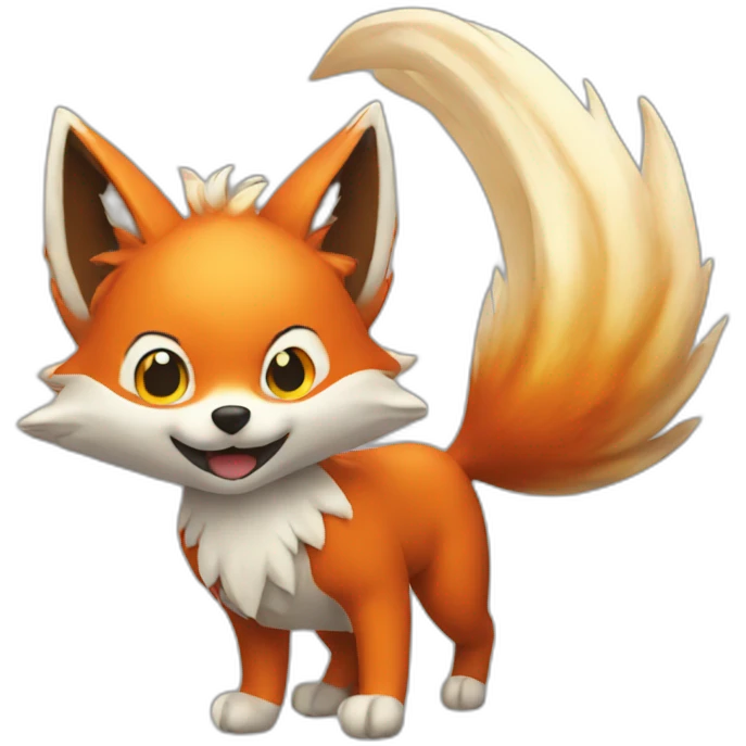 Nine tailed fox emoji