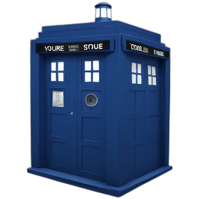 TARDIS emoji