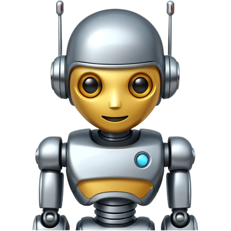 Cool robot emoji