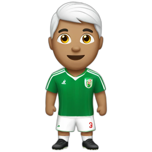 Algeria soccer fan emoji