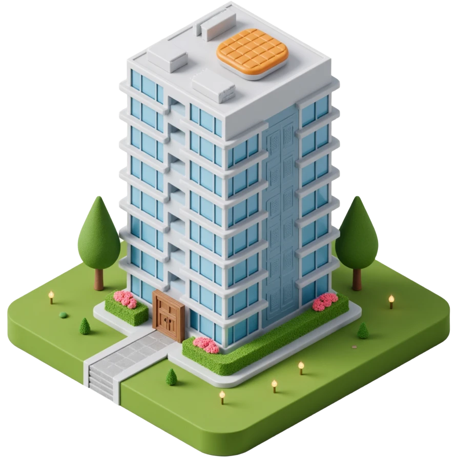 apartment building emoji