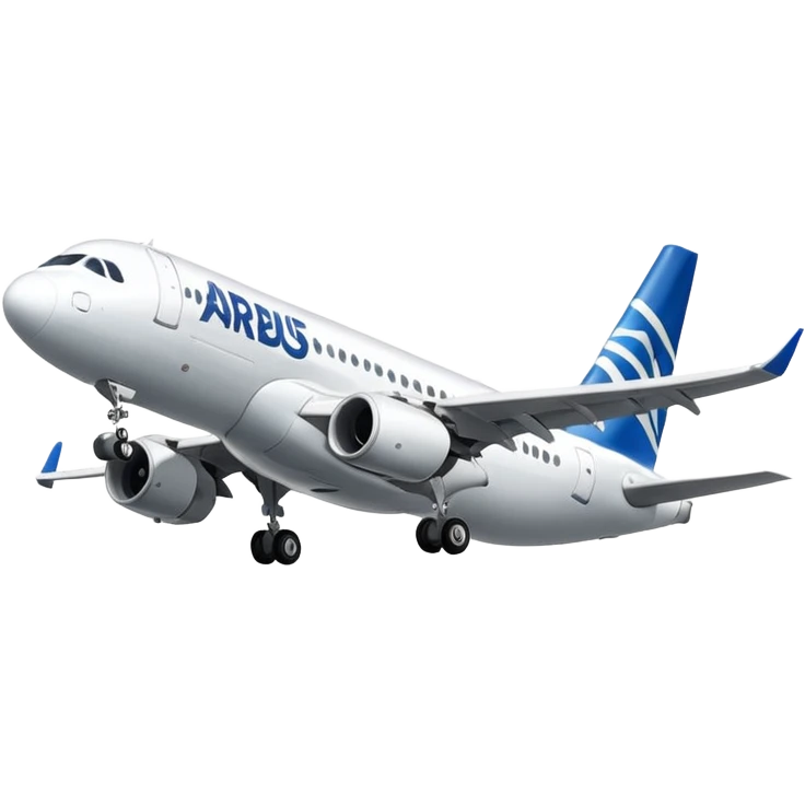 Airbus A320 of Airbus company emoji