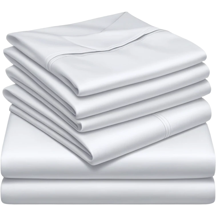 neatly folded bed sheets emoji