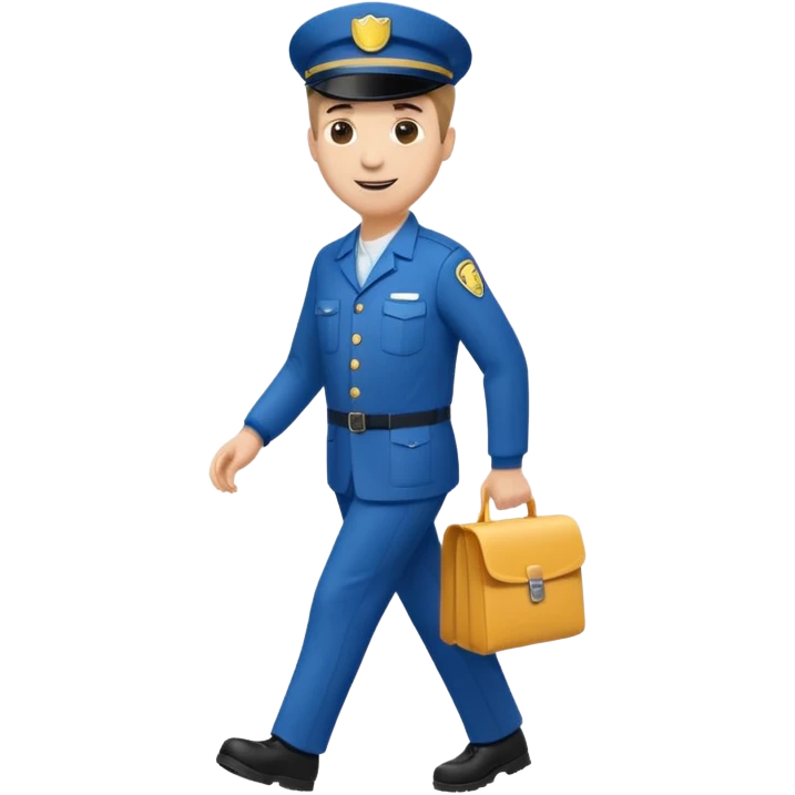 mailman full body walking emoji