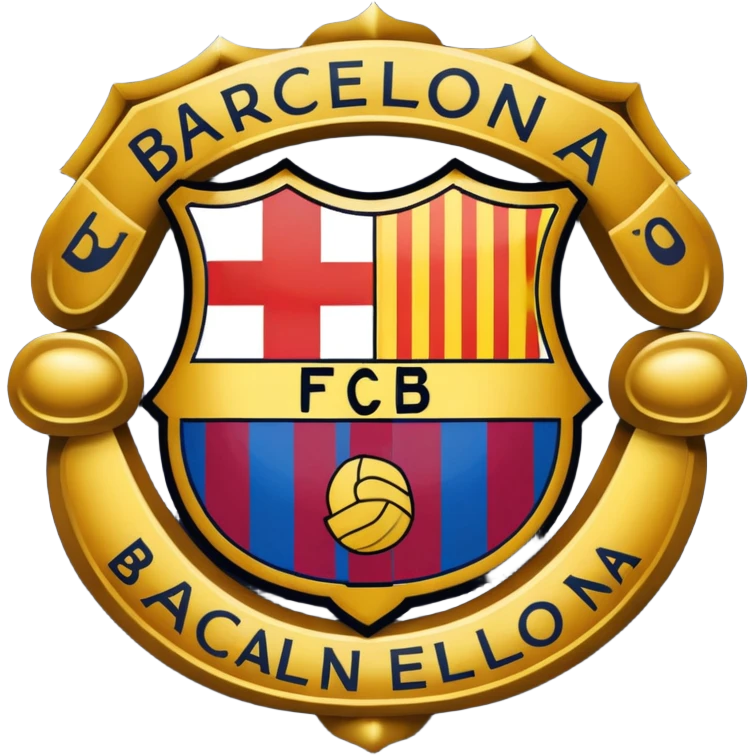 El escudo del Barcelona  emoji