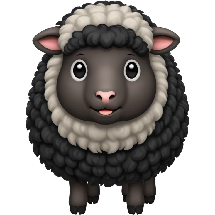 Black sheep  emoji