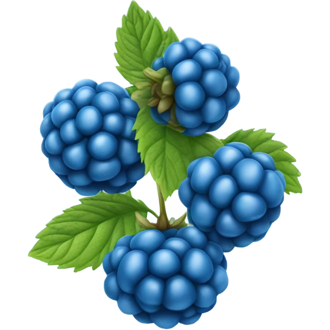 blue raspberry emoji