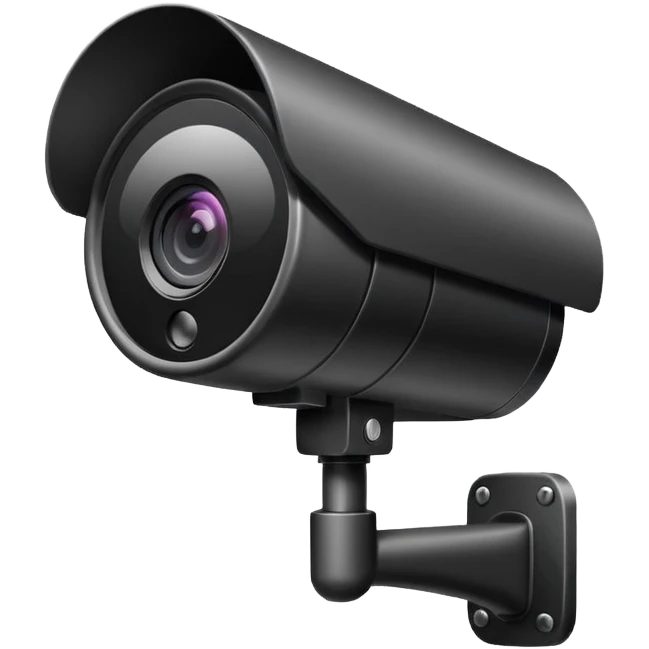 CCTV Camera looking up to the sky emoji