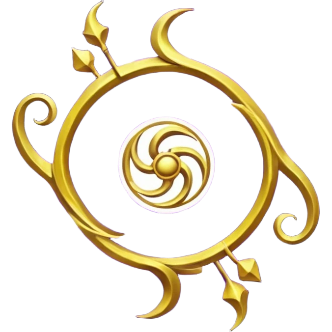 Wiz 101 casting sigil purple and yellow inspired storm magic  emoji