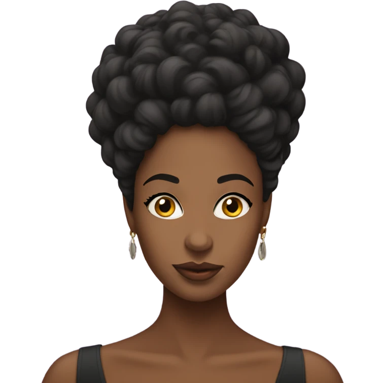 coquette black women emoji