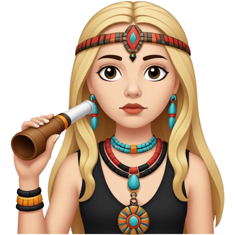 Paige bueckers holding Aztec death whistle  emoji