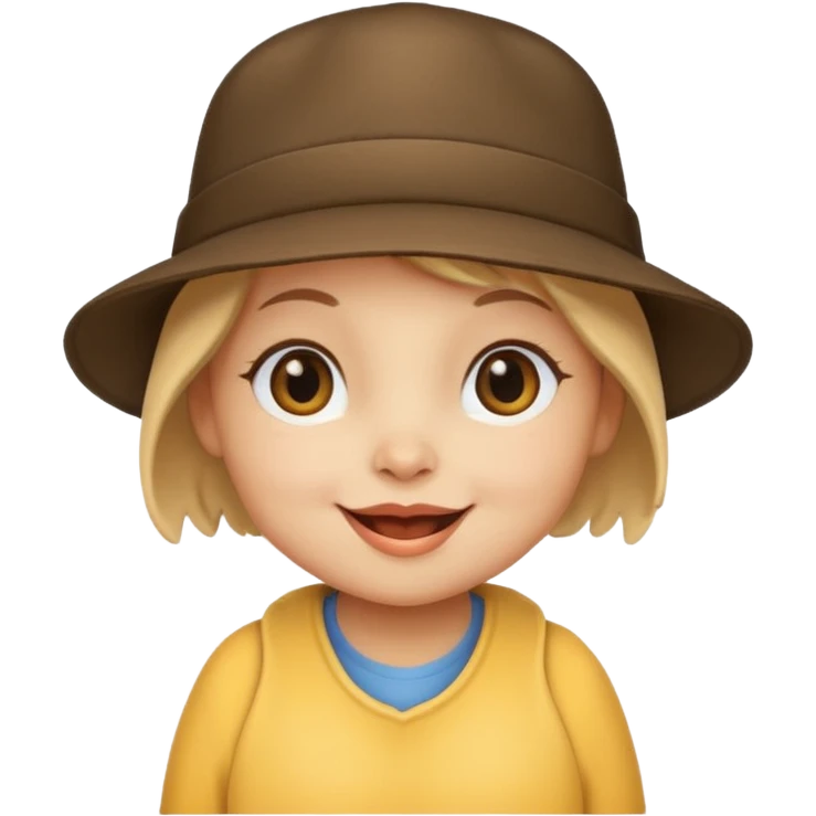 Chick in a hat emoji