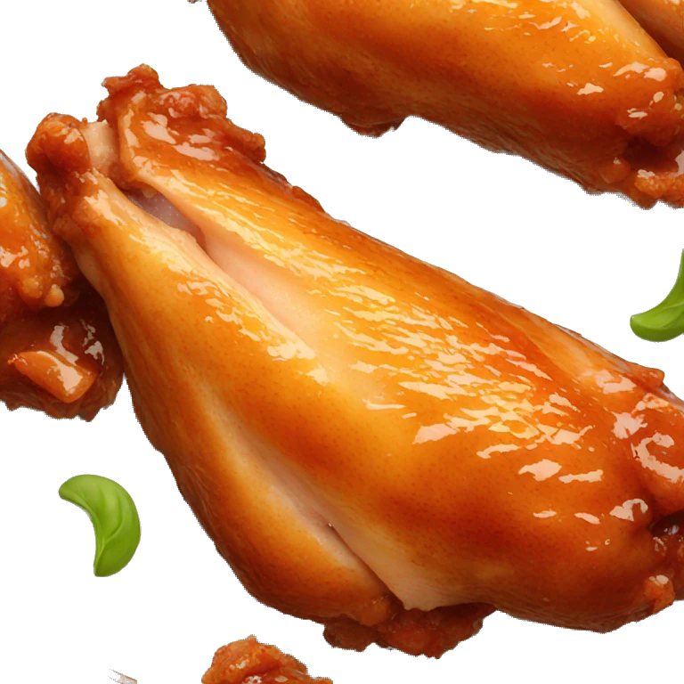 Chicken wings meat emoji
