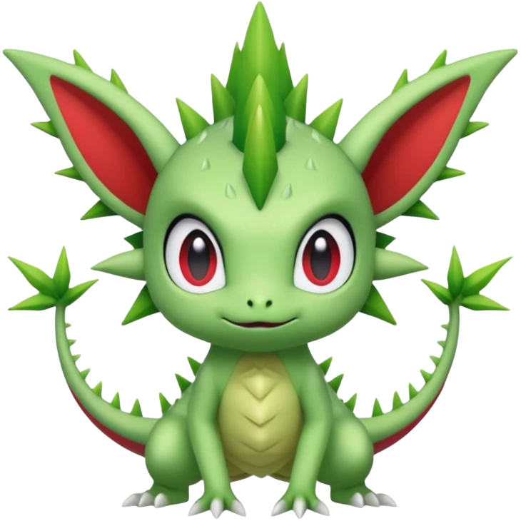 Ugly Fey Toony Celebi-Shaymin-dragon emoji