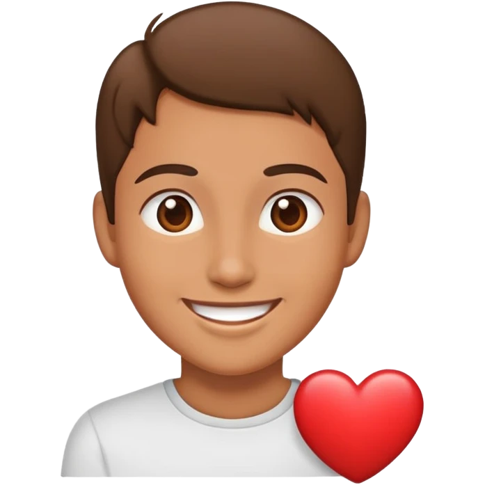 person with heart emoji