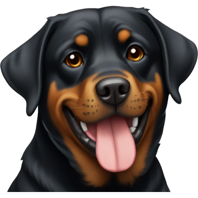 Rottweiler and Labrador mix emoji