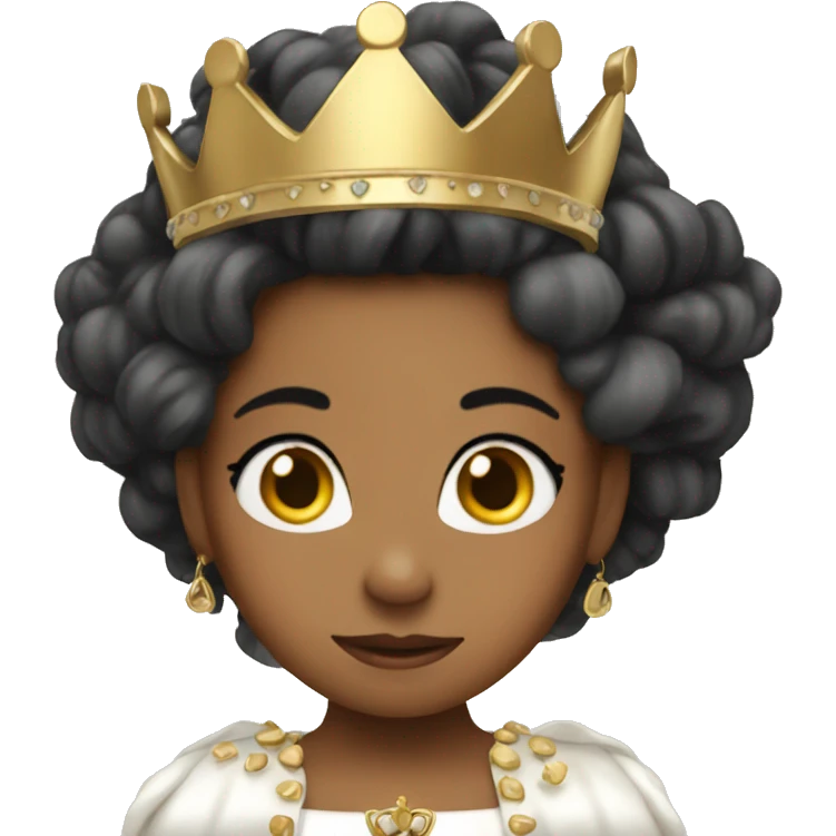 Queen never cry baby emoji
