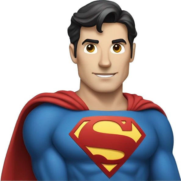 superman in thin emoji