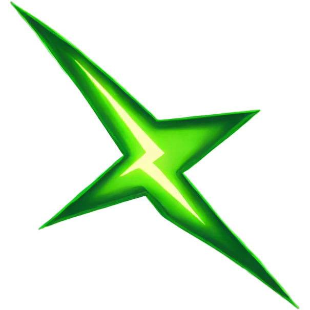 Green lightning emoji