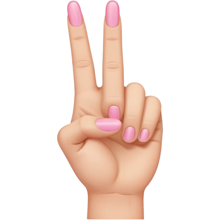 pink middle finger emoji