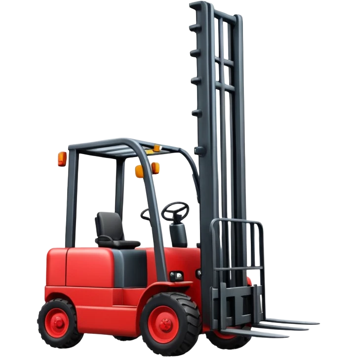 red forklift emoji