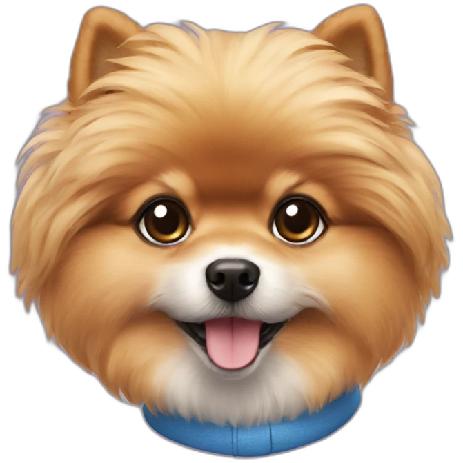 Pomeranian poodle emoji