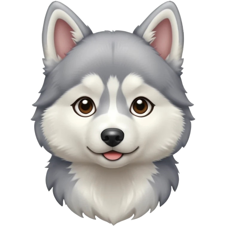 Pups husky emoji