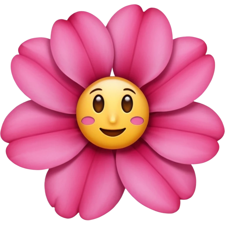 Flor rosada emoji