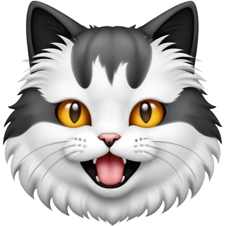 An emoji mewing emoji