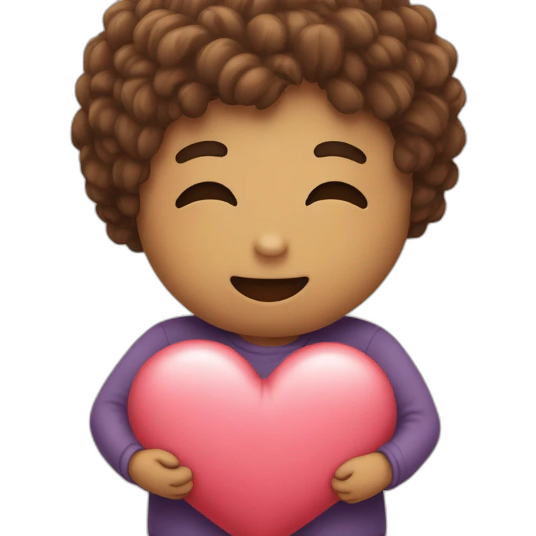 Hugging heart emoji