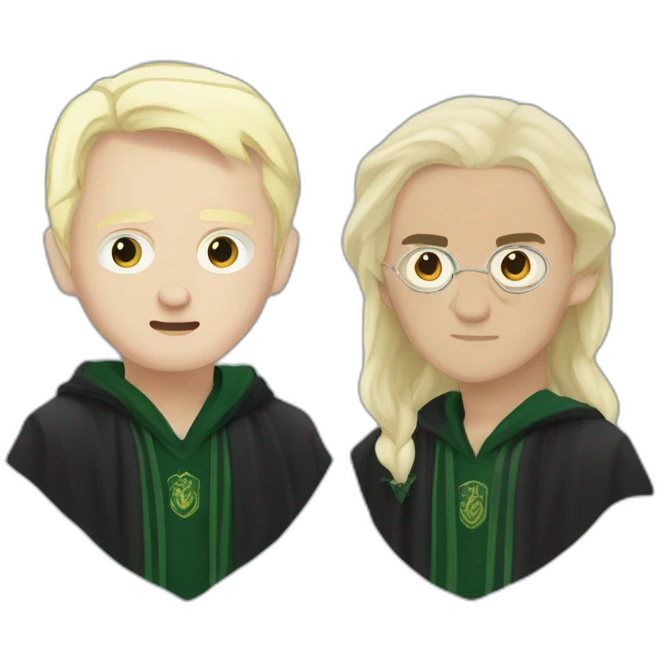 drago malfoy and harry potter emoji