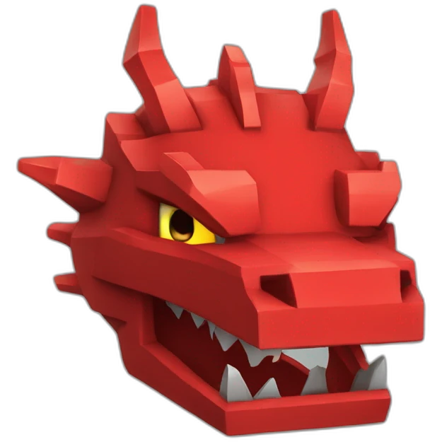 head hat Red dragon Minecraft delegate emoji