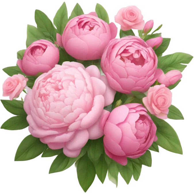pretty pink flower bouquet emoji