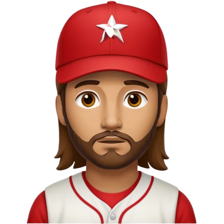 Jesus in a red MAGA baseball cap emoji