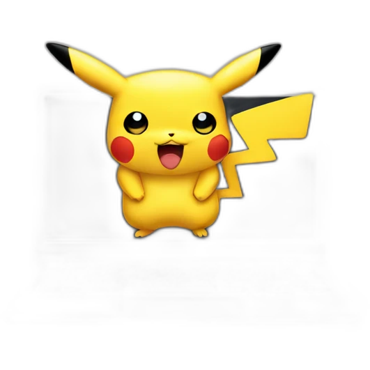 Angry pikachu with a laptop emoji