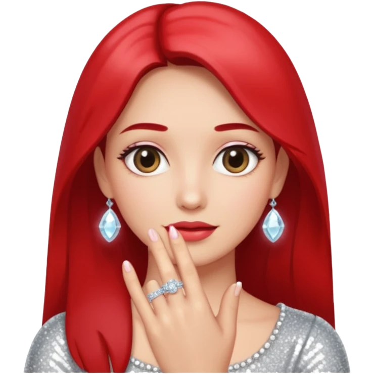 glitter rubi married ring emoji