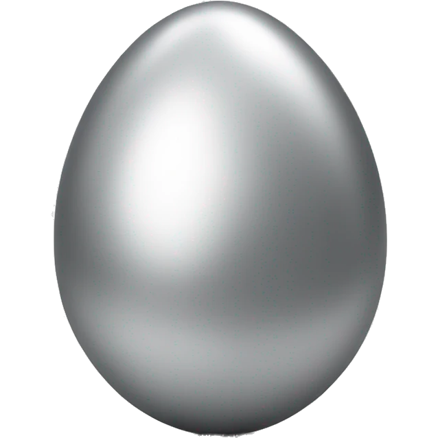 egg silver emoji