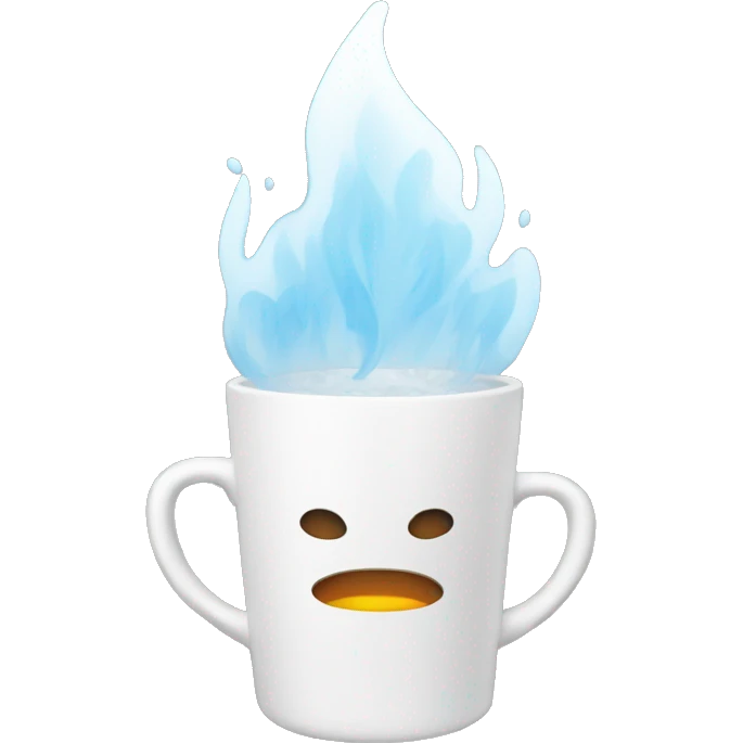 Fire doused with cup of water emoji