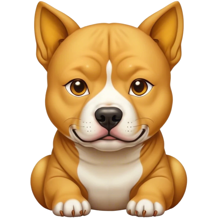 Buddha as a pitbull emoji