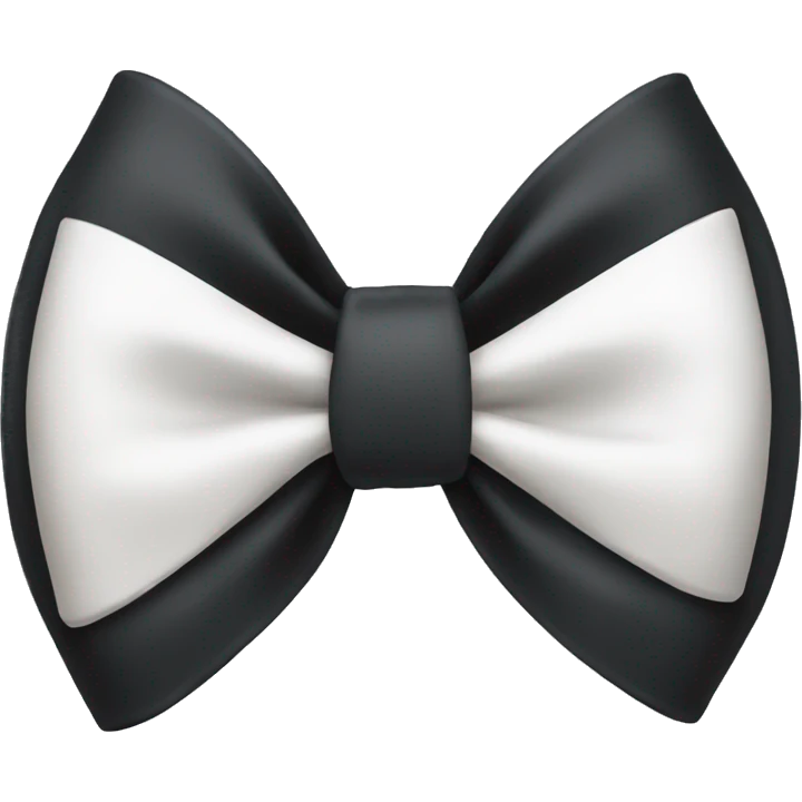 Black bow emoji