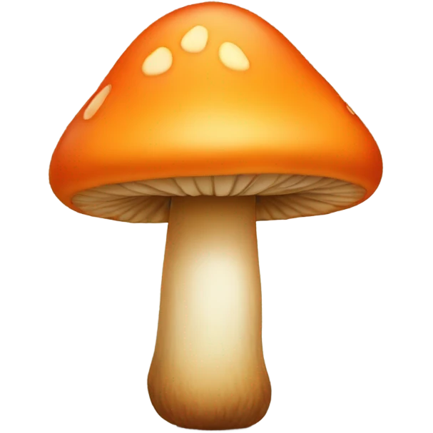 orange mushroom  emoji
