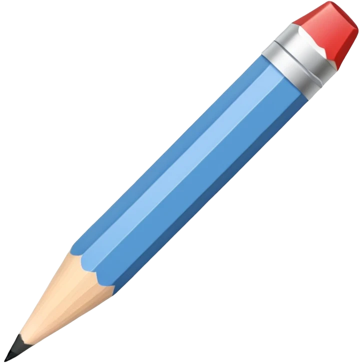 Apple white pencil emoji