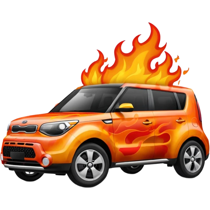 kia soul on fire emoji