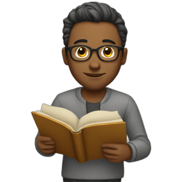 writer writing book emoji