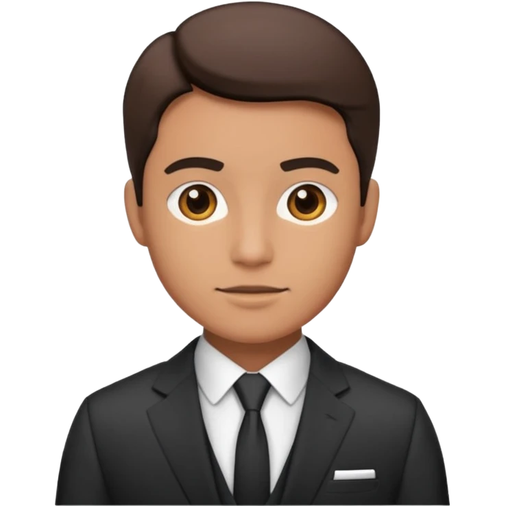 journalist in studio. emoji