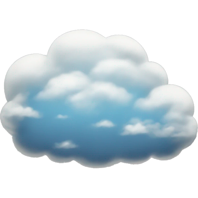 cloud and bow emoji