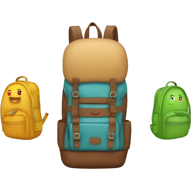 Rucksack für den Kindergarten  emoji